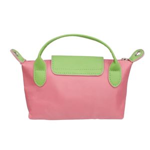 <b>Pink</b> Nylon Mini Pouch Handle Strap Women Fashion Bag Crossbody <b>Purse</b> Adjustable Strap Small Shoulder Bag Travel Accessory Gift - Product Image 4