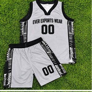 Ensemble Maillot et Short de Basketball Personnalisé à Panneaux Tribaux Latéraux, Col en V Sans Manches – Fournisseur en Gros de Tenues Sportives pour Équipes - Product Image 3