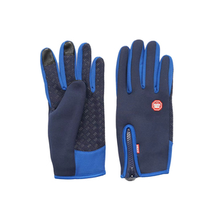 Winter Outdoor Nylon Warm <b>Gloves</b> Unisex Sports Cycling Windproof Waterproof Fleece-Lined Touchscreen Non-Slip Winter <b>Gloves</b> - Product Image 1