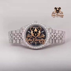 Reloj de Pulsera con Diamantes Moissanite Más Vendido para Hombre, Reloj de Moda Premium con Caja de Acero Inoxidable Resistente y Ajustable - Product Image 5