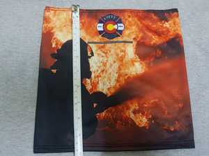 Drapeau de l'Association des pompiers de l'État du Colorado, impression numérique sur tissu, art numérique, 24x36 pouces, décoration intérieure - Product Image 1