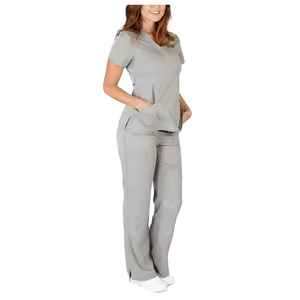 Ensemble d'uniformes médicaux personnalisables haut de gamme pour hommes et femmes – Tenue d'infirmier extensible, respirante et confortable pour hôpital - Product Image 1