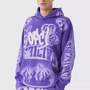 Conjunto Deportivo de Invierno de Primera Calidad, Estampado, Holgado, Corte Regular, Informal, Ideal para Viajes, Sudadera Ligera - Product Image 3