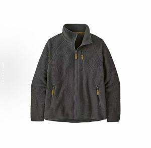 Autumn and Winter Men's Casual <b>Fleece</b> Jacket Warm with Stand Collar and Rabbit Fur <b>Zipper</b> Closure Polar <b>Fleece</b> - Product Image 4