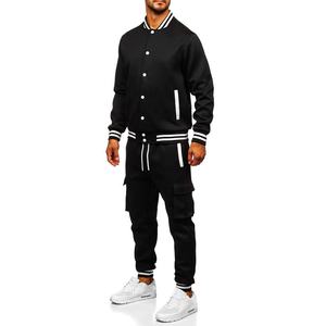 Ropa deportiva 100% de algodón cómoda para hombre, chándales ecológicos al por mayor para correr, para ejercicio de Primavera al aire libre, Fitness de talla grande - Product Image 6