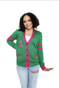 Fabricant OEM ODM Personnalisé – Cardigan en Coton Tricoté Rose Classique Décontracté d'Hiver à Col en V avec Boutons Cachés - Product Image 4