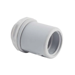 Connecteur de conduit ondulé en PP gris OnElecs 3/4 po, raccord de tuyau électrique flexible - Product Image 1