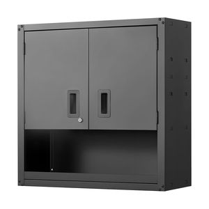 Armadio a Muro in Metallo con Ripiani Regolabili 30W X 12.01D X 30H Pollici, Armadietto Galleggiante in Acciaio con Ante Bloccabili per Garage - Product Image 4