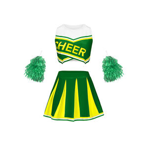 Ensembles d'uniformes de cheerleading légers 100 % polyester, imprimés par transfert thermique, design personnalisé, haute qualité, vente en gros 2026, logo personnalisé - Product Image 6