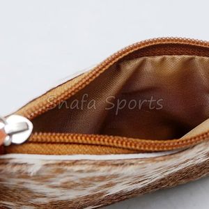 Porte-cartes vintage en cuir de vachette fait main avec fermeture éclair et poche, petit format, pour passeport et cartes de crédit, accessoire de portefeuille en gros - Product Image 5