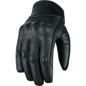 Guantes de Motociclismo de Cuero Encerado Genuino de Alta Calidad, Protección Unisex para Motociclistas, Ropa de Mano para Alto Rendimiento - Product Image 5