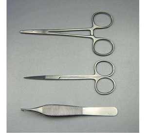 Kit d'entraînement à la suture chirurgicale manuelle de haute qualité, ciseaux et pinces en acier inoxydable, ensemble d'instruments de formation pour interventions chirurgicales mineures Dentavex - Product Image 2