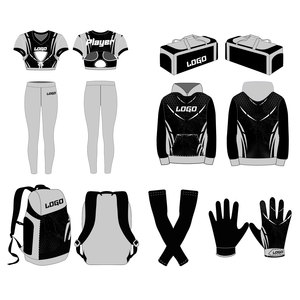 Women American Football Jersey and Pants Set Custom Design Sports Uniform for Competitive Athletes - Product Image 1