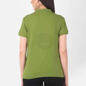 Camiseta Polo Clásica para Mujer con Tela de Mezcla de Algodón Premium, Sensación Suave, Cierre de Botones y Diseño Transpirable para la Oficina Diaria - Product Image 6