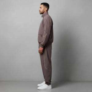 Ensemble coupe-vent homme personnalisé 2026 avec logo – Survêtement deux pièces léger, imperméable, streetwear, sportswear, décontracté, pour activités de plein air et jogging - Product Image 5
