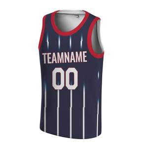 Meilleur prix pour les vêtements de sport personnalisés avec le nom de l'équipe, vente en gros, BSCI, 100% polyester, haute qualité, séchage rapide, uniforme de basket-ball unisexe pour hommes et femmes - Product Image 2