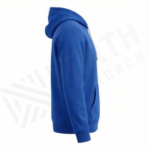 Sweat-shirt à capuche oversize vierge pour homme, style streetwear, en molleton épais de qualité supérieure, personnalisable, chaud, couleur personnalisée - Product Image 3
