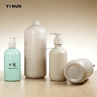Botol Jerami Gandum Kapasitas Kecil 30ml 40ml 50ml 60ml 100ml Botol Jerami Gandum Biodegradable untuk Lotion, Sampo, Sabun Mandi Cair