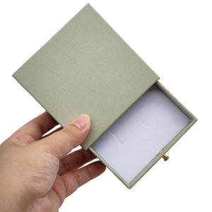 Factory Wholesale <b>White</b> Beige Drawer Paper <b>Gift</b> Packaging <b>Box</b> Sustainable Cardboard <b>Box</b> - Product Image 1