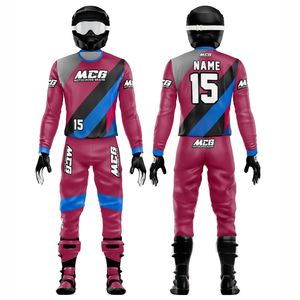 Ensemble de moto MTB AVT de qualité supérieure pour hommes et femmes, imprimé par sublimation, design élégant, impression sur écran en silicone, combinaison de course MX - Product Image 1