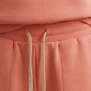 Women's 2 Piece Fleece Sweatshirt Shorts Set With <b>Flame</b> Print Crew Neck Loose Fit Casual Wear Spring Summer Above Knee Length - Product Image 5