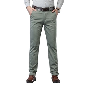 Pantalones Chinos Exclusivos Personalizados para Hombre, Casuales, de Lona, Rectos, Ecológicos, Transpirables, con Elasticidad en 4 Direcciones, que Absorben la Humedad, con Cierre de Cremallera - Product Image 1