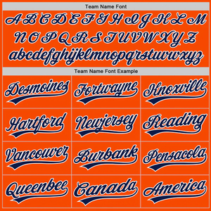 Yourteams <b>Baseball</b> Jersey Men's Orange Short Sleeve V-Neck Moisture Wicking Custom Team Name Sublimated Print - Product Image 5