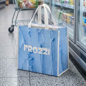 Bolsa Térmica Reutilizable de Polipropileno No Tejido, Impresa Personalizada, para Entrega de Alimentos, Picnic, Camping y Compras en el Supermercado - Product Image 2