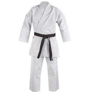 Uniforme de Karate Unisex para Adultos, 100% Algodón, Blanco, Resistente, Corte Regular, Kit de Ropa para Artes Marciales - Product Image 3