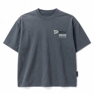 T-shirt pour homme en coton 100% de 280 g/m², impression personnalisée en relief, vente en gros, streetwear - Product Image 1
