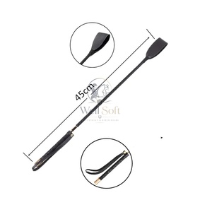 Fouets légers en acier inoxydable et cuir PU pour l'équitation, accessoires sportifs personnalisables - Product Image 2