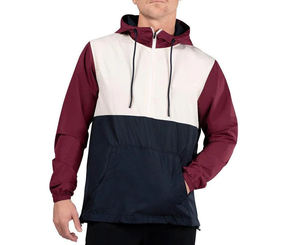 Veste d'extérieur respirante et imperméable pour homme, en microfibre, à col en V croisé, manches longues, pour l'été - Product Image 2