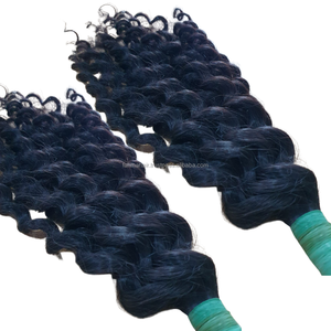 Extensions de cheveux Remy vierges humains 100% de qualité supérieure indonésienne Paquets de cheveux bouclés birmans naturels sans enchevêtrement - Product Image 2