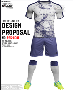 Ensemble de maillots de football respirants à séchage rapide 100% polyester imprimés par sublimation, noms/nombres d'équipe personnalisés, shorts de football personnalisés - Product Image 4