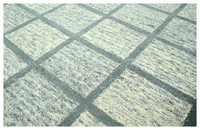 Tapis géométrique tufté en laine/soie de haute qualité, style Kilim, antidérapant et lavable, pour salle à manger, usage domestique, exportateur Inde Ocean