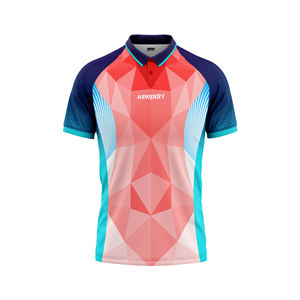 Polo de sport unisexe de haute qualité, respirant et sans couture, personnalisable OEM ODM, pour golf, fitness, sportswear de printemps, imprimé teamwear - Product Image 3