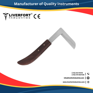 Cuchillo de Herrador Ovalado con Hoja de Acero Inoxidable Afilada, para Mano Derecha o Izquierda, Ajustable, Duradero, Mango Ergonómico, Reutilizable - Product Image 6
