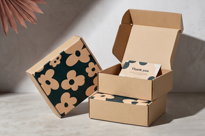 Premium Custom Logo Luxury <b>Large</b> Matte Rigid Paper Cardboard Black Foldable - Product Image 3