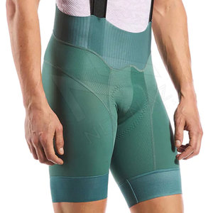 Customizable Plus Size Mens Summer <b>Cycling</b> Bib Shorts OEM Breathable Sweat Absorbing Polyester/Spandex Short Length Sponge Pad - Product Image 5
