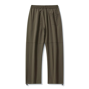 Pantalon de jogging cargo ample en molleton pour homme avec logo personnalisé, style streetwear, multi-poches, en coton, coupe oversize, décontracté - Product Image 2