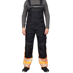 Fabricant en gros de vêtements de travail : Salopette de travail haute visibilité pour hommes, ignifuge, avec bretelles - Product Image 2
