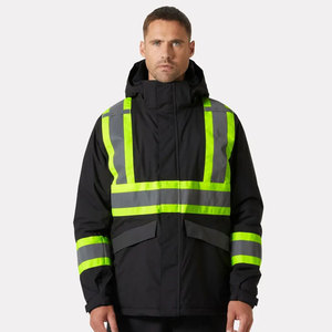 High Visibility Safety <b>Jacket</b> for <b>Men</b> Hi Vis <b>Reflective</b> Construction Working Waterproof Raining Security <b>Jackets</b> - Product Image 1