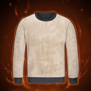 Sweat-shirt homme de qualité supérieure, logo personnalisé, col rond en polaire, confortable, streetwear pour les occasions décontractées et l'entraînement sportif - Product Image 4