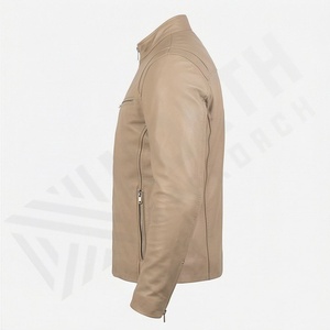 Chaqueta de Motociclista de Cuero Genuino para Hombre de la Mejor Calidad, Nueva Colección de Invierno, Chaquetas de Motocicleta con Protecciones Desmontables Personalizadas - Product Image 3