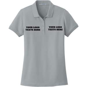 เสื้อโปโลผ้าคอร์ปิคแบบสั่งทำพิเศษ L100 สำหรับผู้หญิง พร้อมปักโลโก้และข้อความตามแบบที่คุณออกแบบเอง - Product Image 2