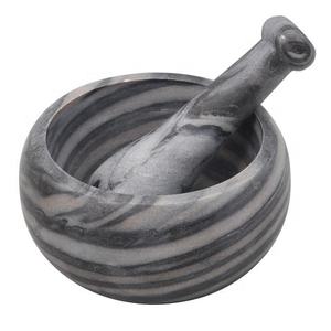 Vente en gros de kit d'accessoires de cuisine pilon à mortier en bois d'acacia de haute qualité classique smasher d'ail pour épices et herbes - Product Image 5