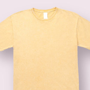 T-shirts en coton pour hommes, coupe ample, manches courtes, style streetwear, unisexe, 100% coton, matière respirante, effet délavé, coupe boxy. - Product Image 3