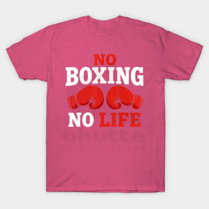 Custom Boxing T-Shirt Men Cotton/Polyester Graphic Tee <b>No</b> Boxing <b>No</b> Life Print Casual Gym Fitness Training Breathable T-Shirts - Product Image 6