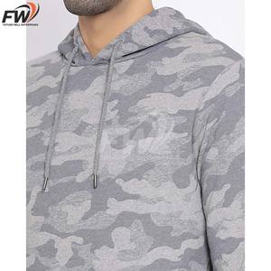 เสื้อฮู้ดดี้ผ้าเทอร์รี่แบบเรียบ หนานุ่ม สกรีนโลโก้ได้ตามต้องการ สำหรับผู้ชาย - Product Image 6