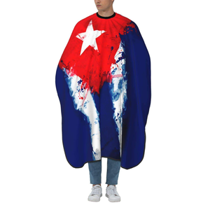 Capa de Barbero Sublimada Personalizada con Patrones Impresos, Marca de Salón para Estilistas, Uso Profesional, Transpirable - Product Image 2